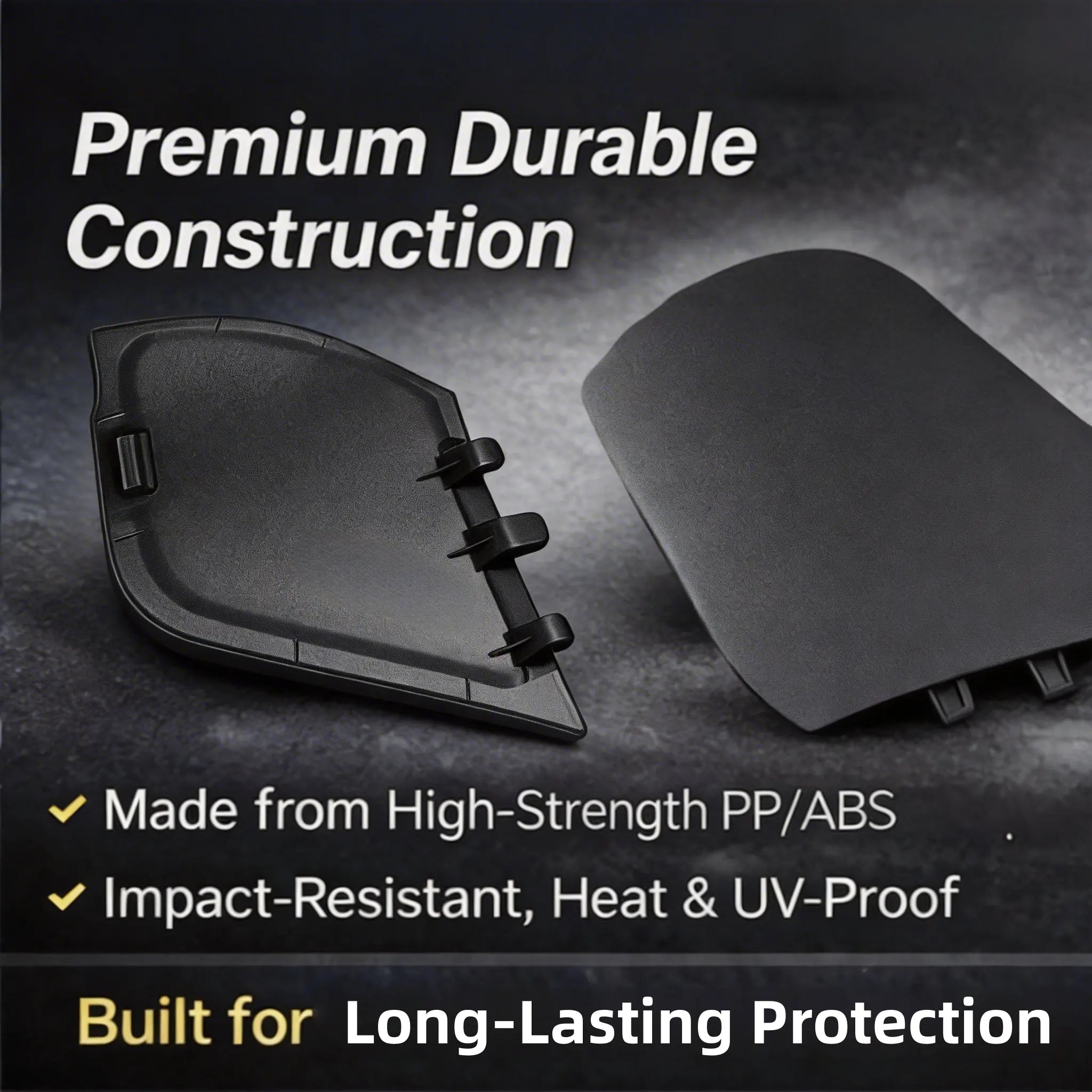 Front Bumper Tow Hook Eye Cap Cover for Tesla Model X 2016-2021 1057056-00-D
