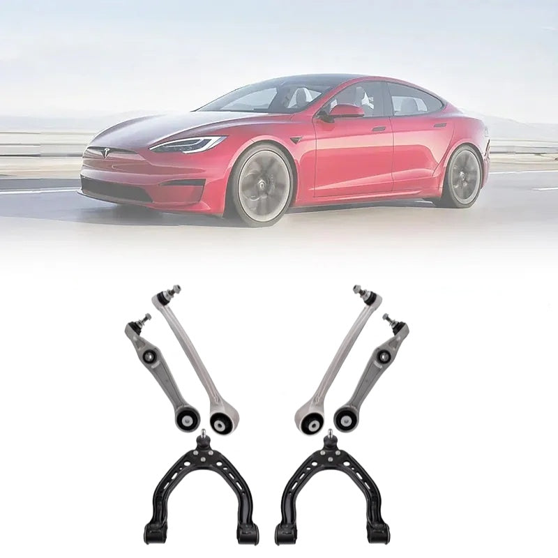 Front Suspension Control Arm 6-Piece Kit for Tesla Model S (104396600A, 102735100C, 104157000B) Main image