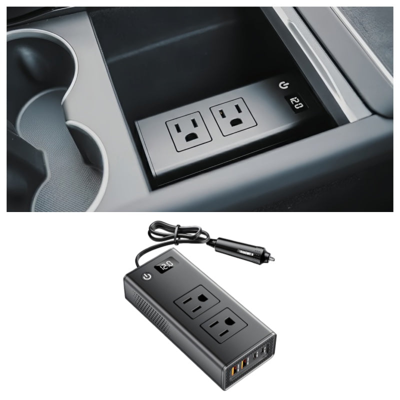200W 12V to 110V AC Converter for Tesla Model 3/Y Main image