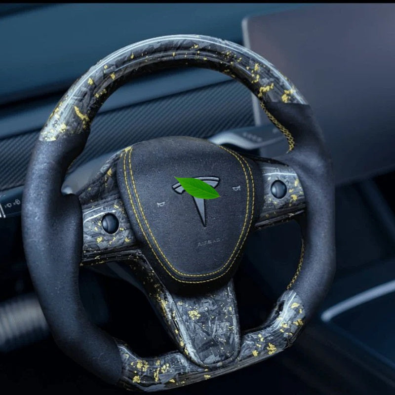 Tesla Model 3/Y Nova Forged Carbon Fiber Steering Wheel Main image