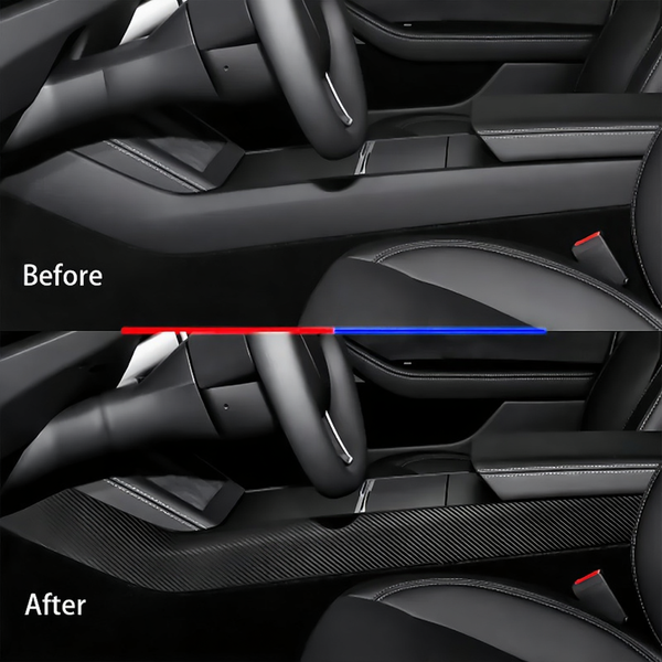 2025+ Model Y Juniper Carbon Fiber Console Side Panel Protector
