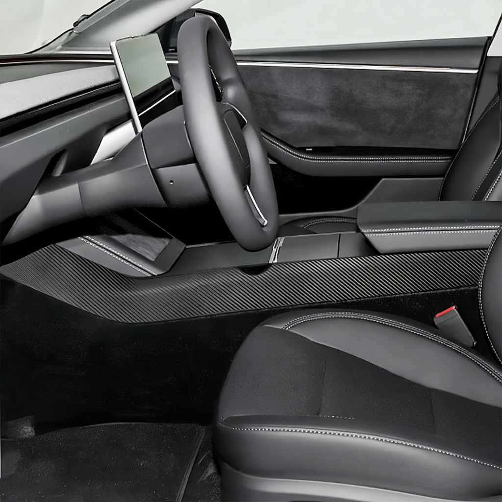 2025+ Model Y Juniper Carbon Fiber Console Side Panel Protector