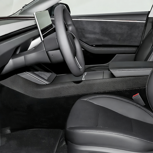 2025+ Model Y Juniper Carbon Fiber Console Side Panel Protector