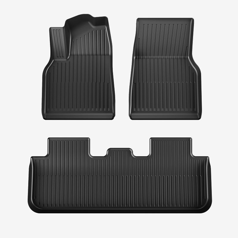 2025 Tesla Model Y Juniper TPE Floor Mats Full Set