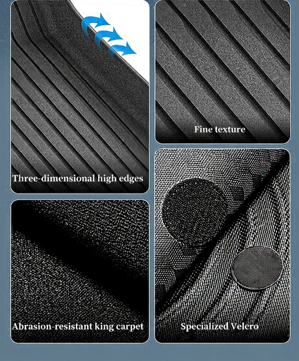 2025 Tesla Model Y Juniper TPE Floor Mats Full Set