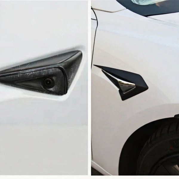 ABS Tesla Model 3/Y Side Camera Cover with Fender Vent Design