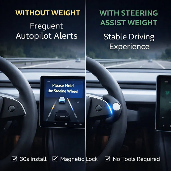 Tesla Model 3 Highland/Model Y Juniper Steering Assist Weight | FSD Autopilot Counterweight Ring