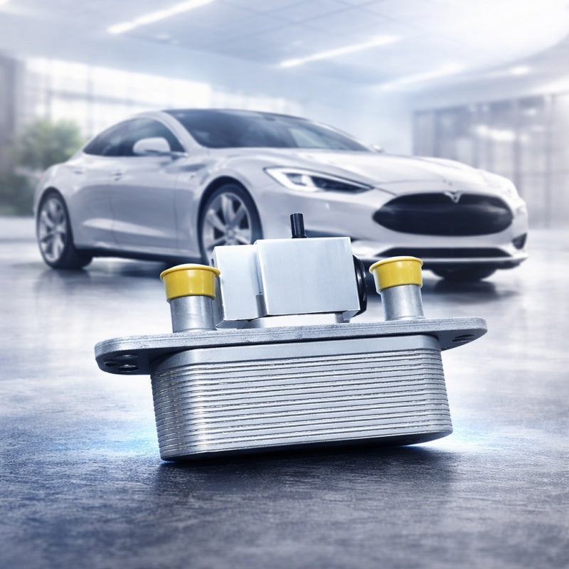 Battery Chiller & Heat Exchanger with TXV for Tesla Model S (2012-2016) 1007476-00-D Main image