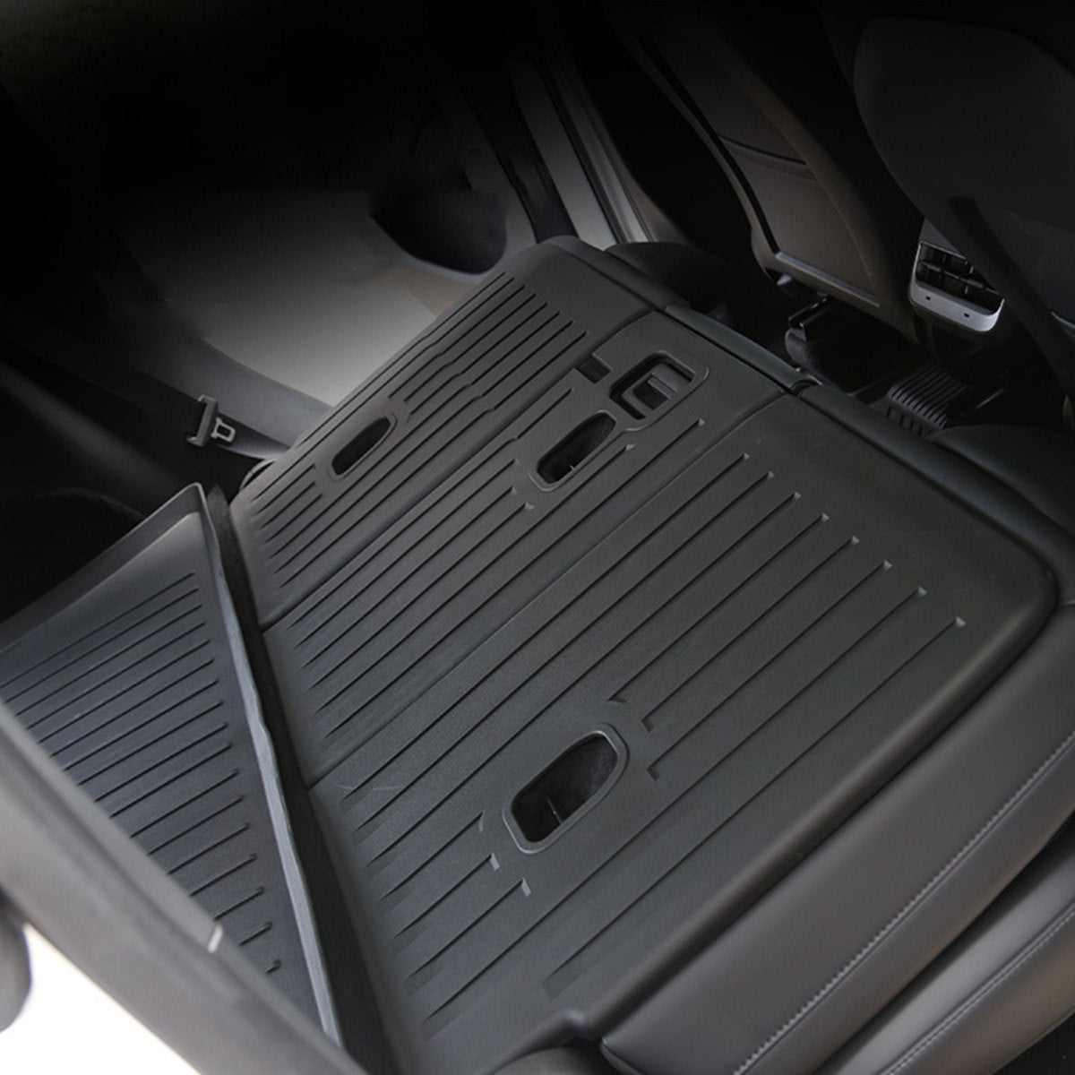 9Pcs All Weather Tesla Model Y Floor Mats TPE - Left rudder