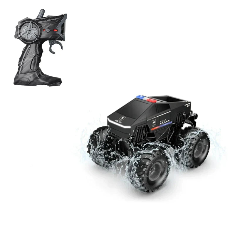 All-Terrain 1:20 Remote Control Truck with Amphibious Performance and 4WD Power