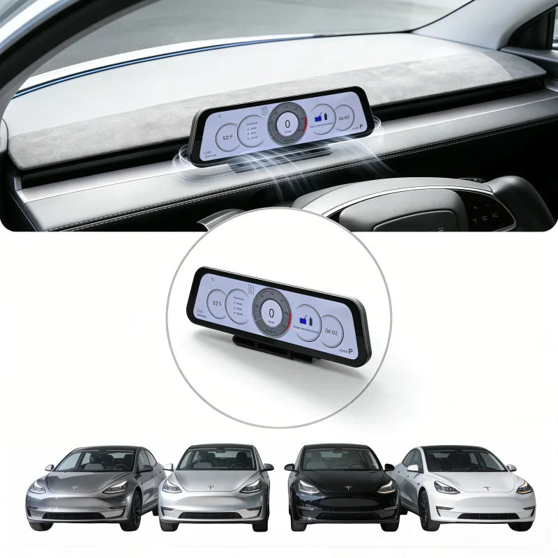 9.6-Inch Driver Display w/ Wireless CarPlay for Tesla Model 3/Y 2021-2026 (LHD Only) Main image