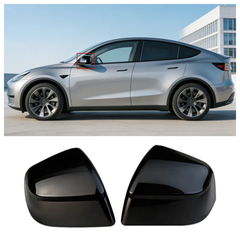 Side Mirror Cover Caps ABS for Tesla Model Y Juniper 2025+ Main image