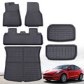 6pcs 3D All Weather Tesla Model Y Floor Mats