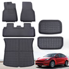 6pcs 3D All Weather Tesla Model Y Floor Mats