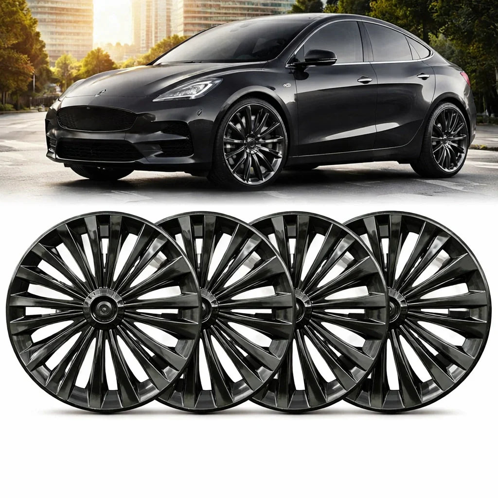 19" Wheel Covers for Tesla Model Y Wheels Rim Protectors (2020-2025.03) Main image
