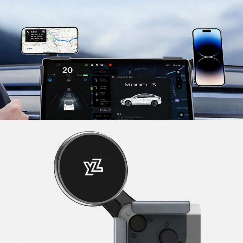 MagSafe Wireless Charger Screen Mount for Tesla Model 3/Y Main image