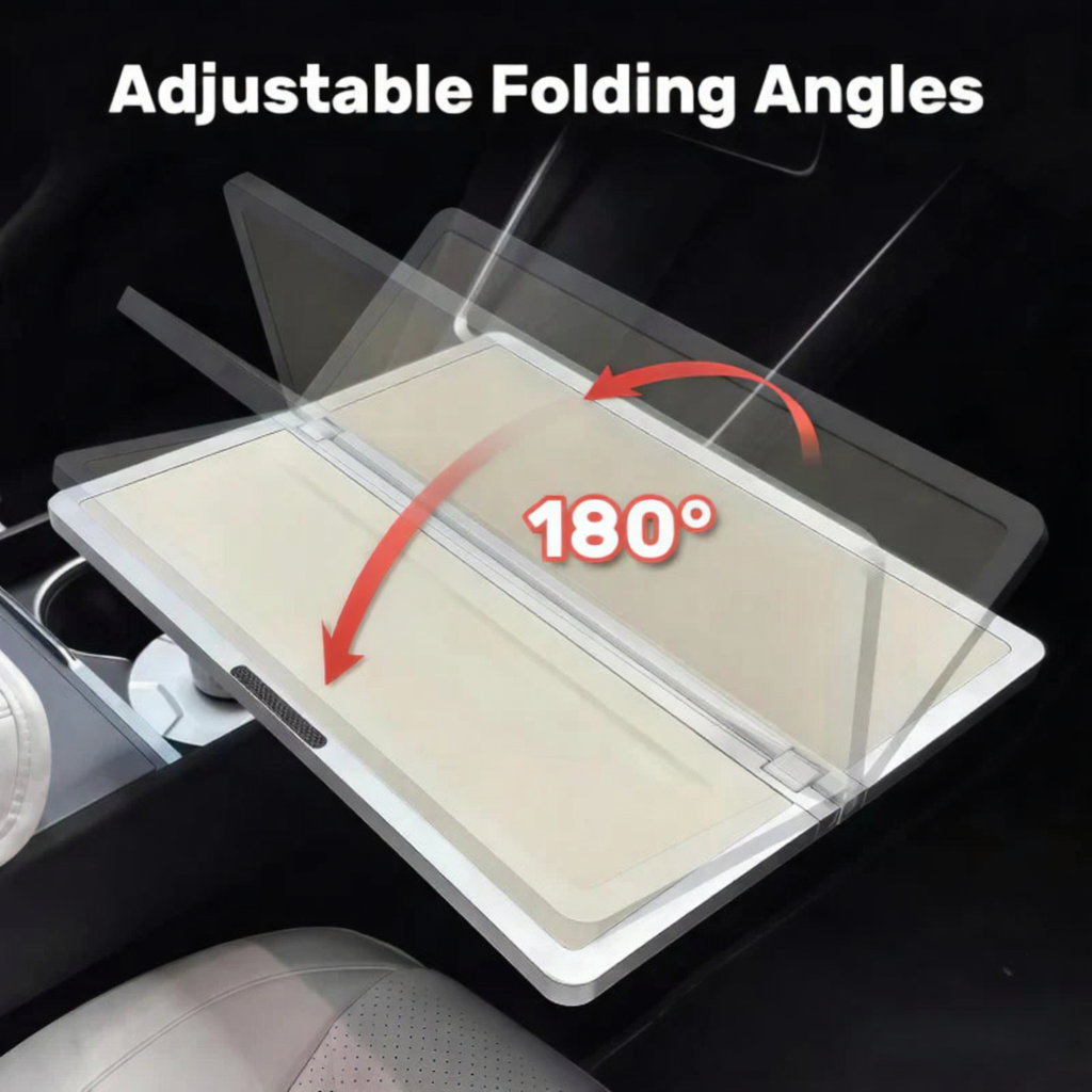 Foldable Aluminum Car Table for Tesla Model 3/ Y/ S /X