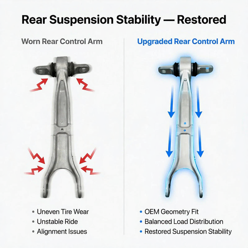 Rear Suspension Control Arm for Tesla Model S & X 2021+ | OEM 1420422 1420452