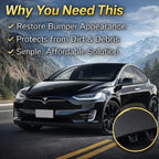 Front Bumper Tow Hook Eye Cap Cover for Tesla Model X 2016-2021 1057056-00-D