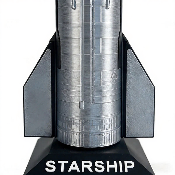 Handcrafted SpaceX Starship B7 Rocket Model Simulated Toy