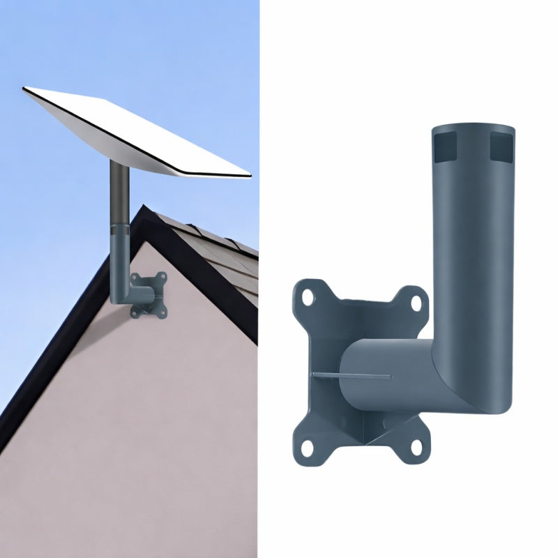 Compact Short Wall Mount for Starlink V2 Roof Eave & Wall Installation Main image