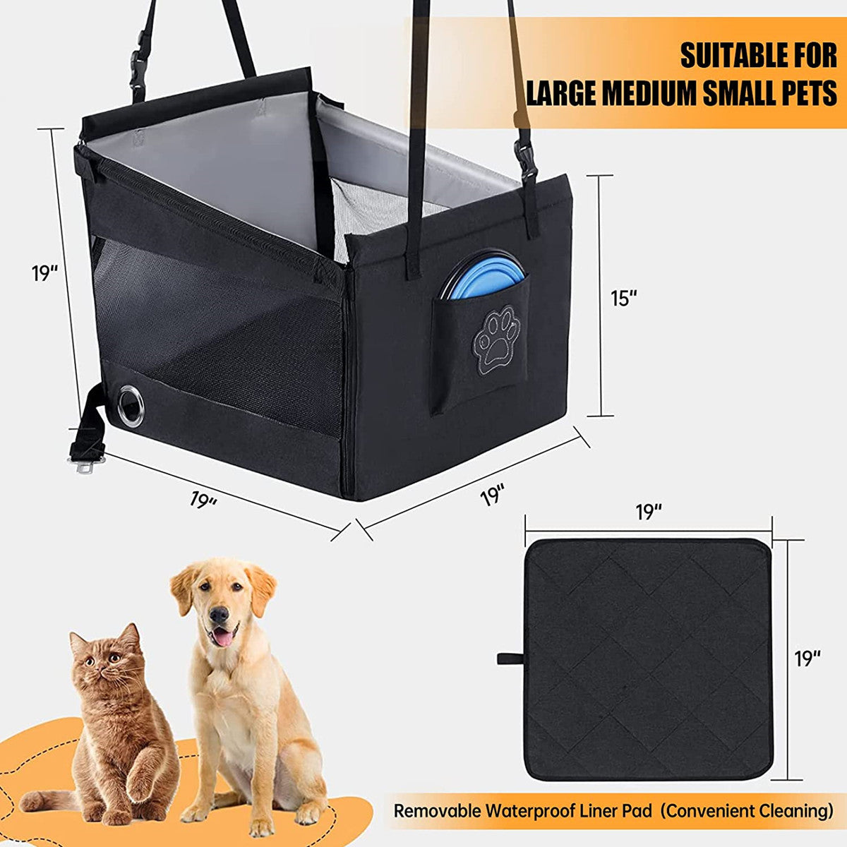 Waterproof Dog Seat Cover for Tesla Model S/3/X/Y Secondary image