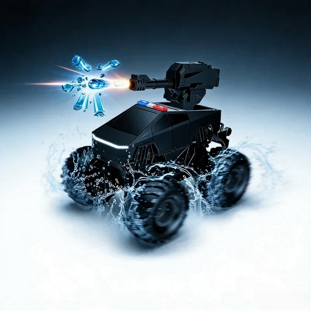All-Terrain 1:20 Remote Control Truck with Amphibious Performance and 4WD Power