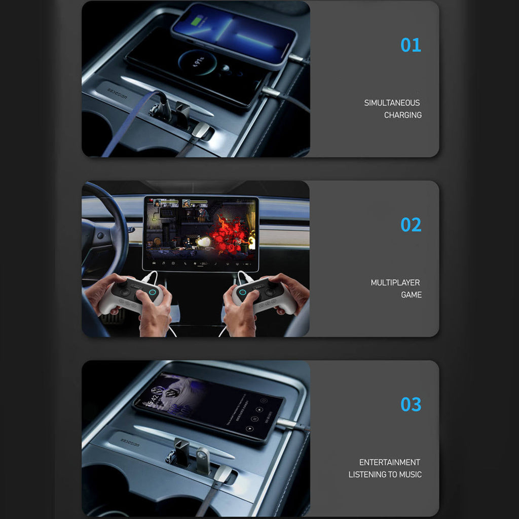 USB HUB for Tesla Model 3/Y Center Console（2021-2022）