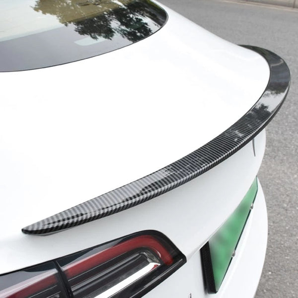 Tesla Model 3 Rear Spoiler - Real Molded Carbon Fiber