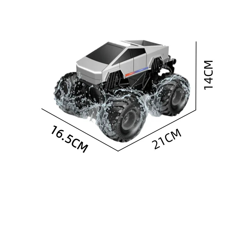 All-Terrain 1:20 Remote Control Truck with Amphibious Performance and 4WD Power