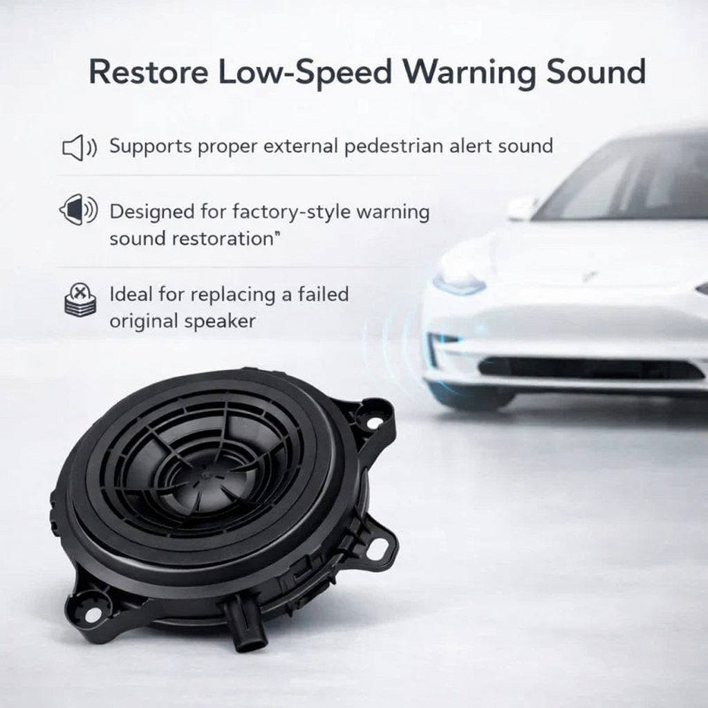 New OEM-Style Replacement Pedestrian Warning Speaker for Tesla Model 3/Y (1671113-00-B)