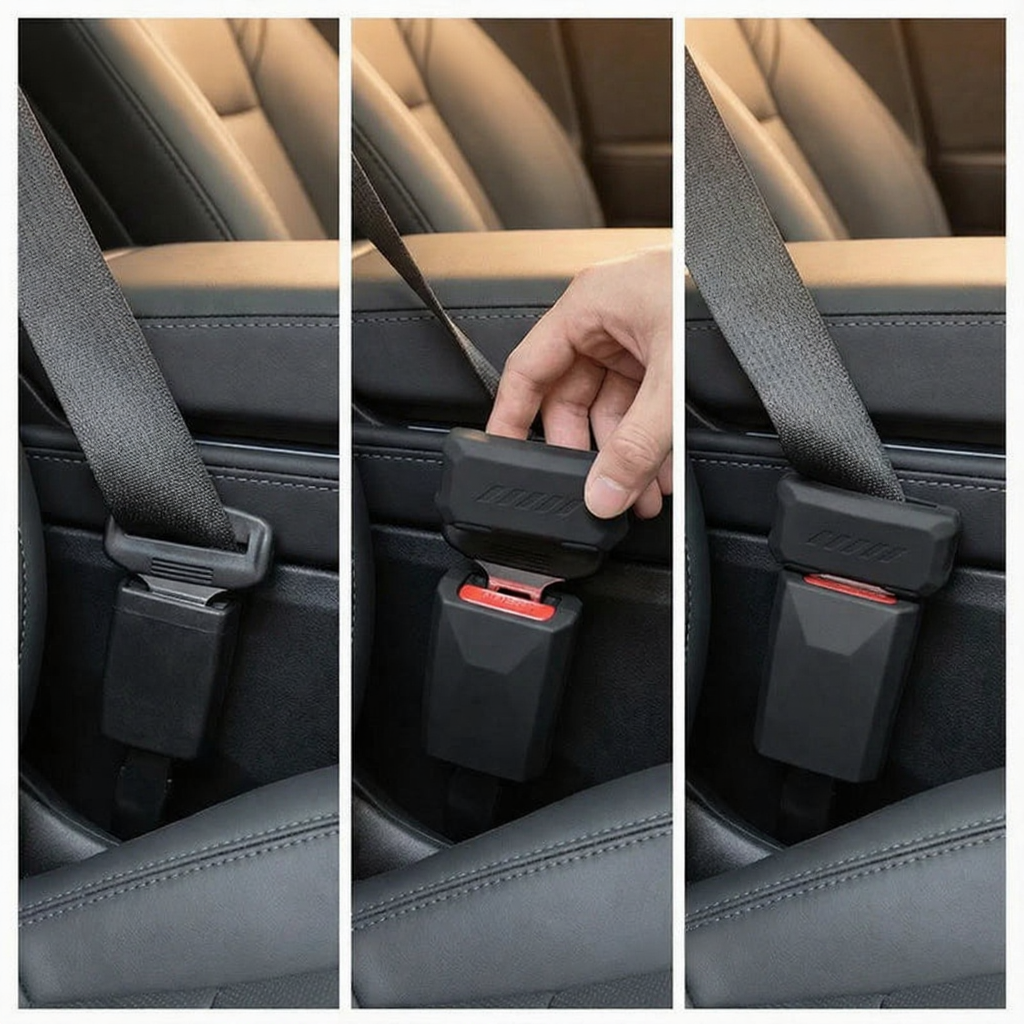 Car SeatBelt Buckle Button Protector Cover for Tesla Model Y Juniper / Model 3 Highland