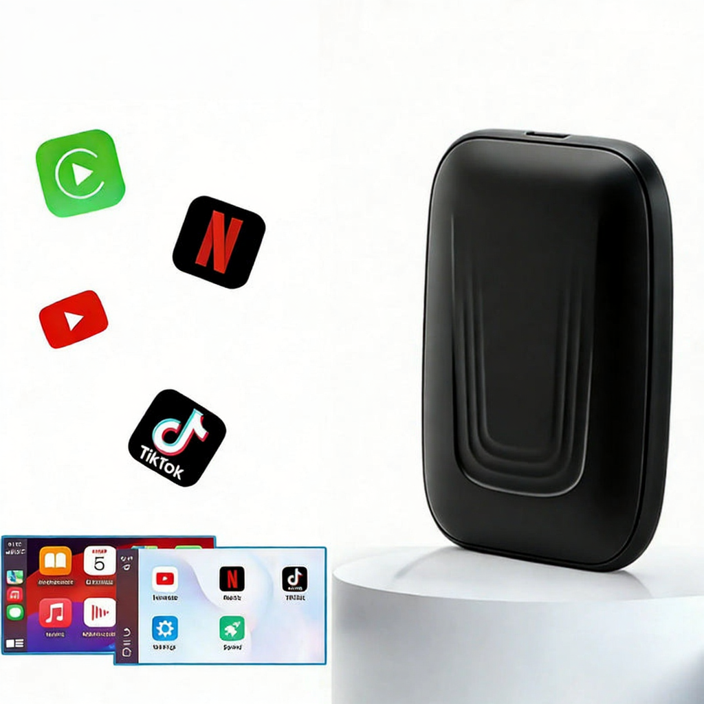 Wireless CarPlay & Android Auto Adapter Box for Tesla Model 3/Y/S/X/Cybertruck
