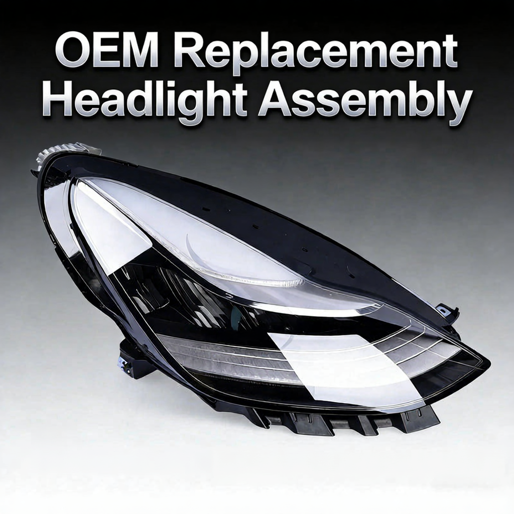 OEM Front Headlight Assembly For Tesla Model 3  Replacement（1077371-00-C 1077372-00-C ）
