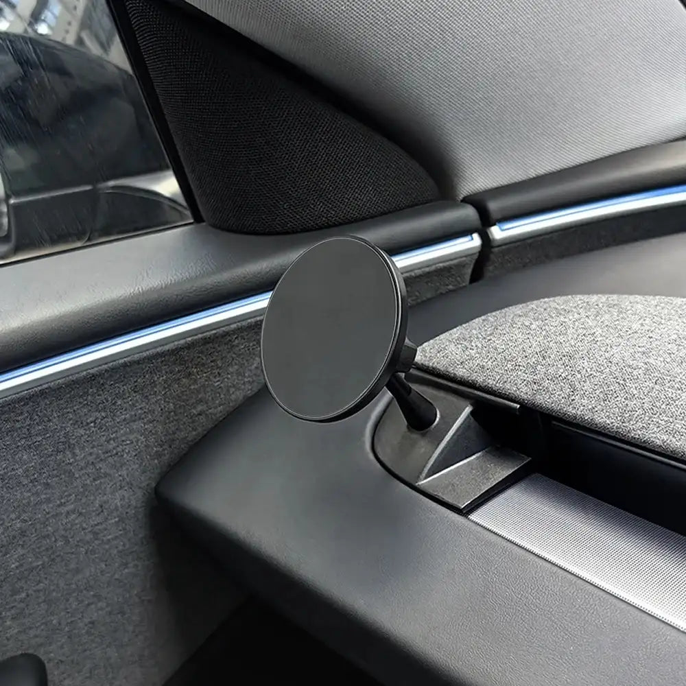 Model Y Juniper/3 Highland Adjustable Magnetic Left Dashboard Phone Holder