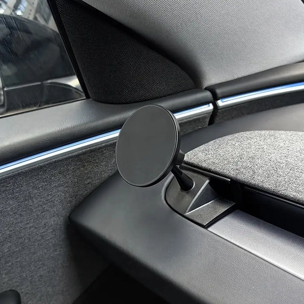 Model Y Juniper/3 Highland Adjustable Magnetic Left Dashboard Phone Holder