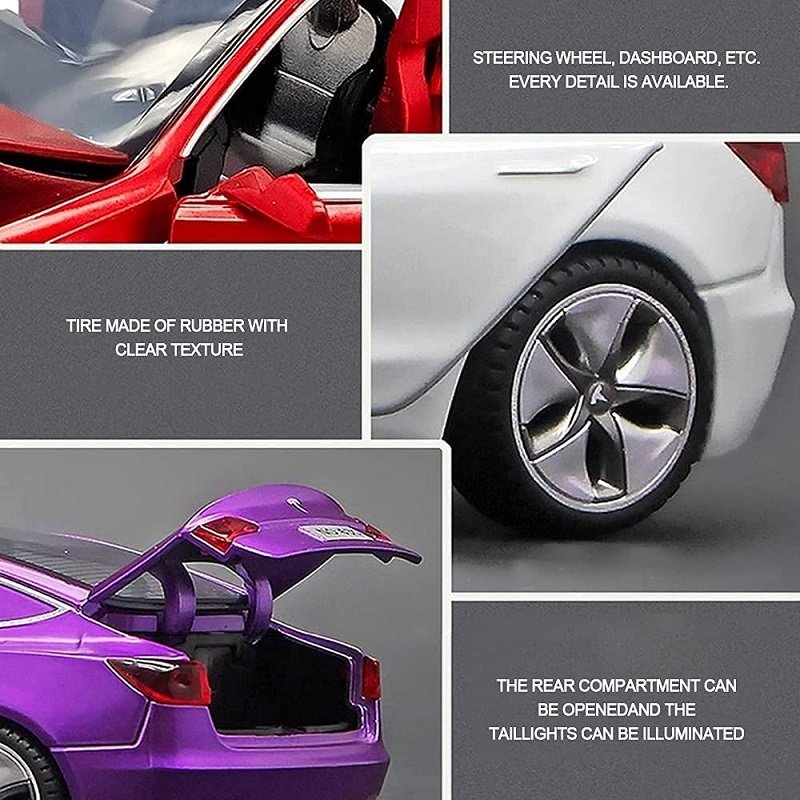 1:32 Tesla Diecast Model 3