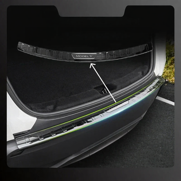 Stainless Steel Tesla Rear Bumper Protector for Model Y Juniper 2025+