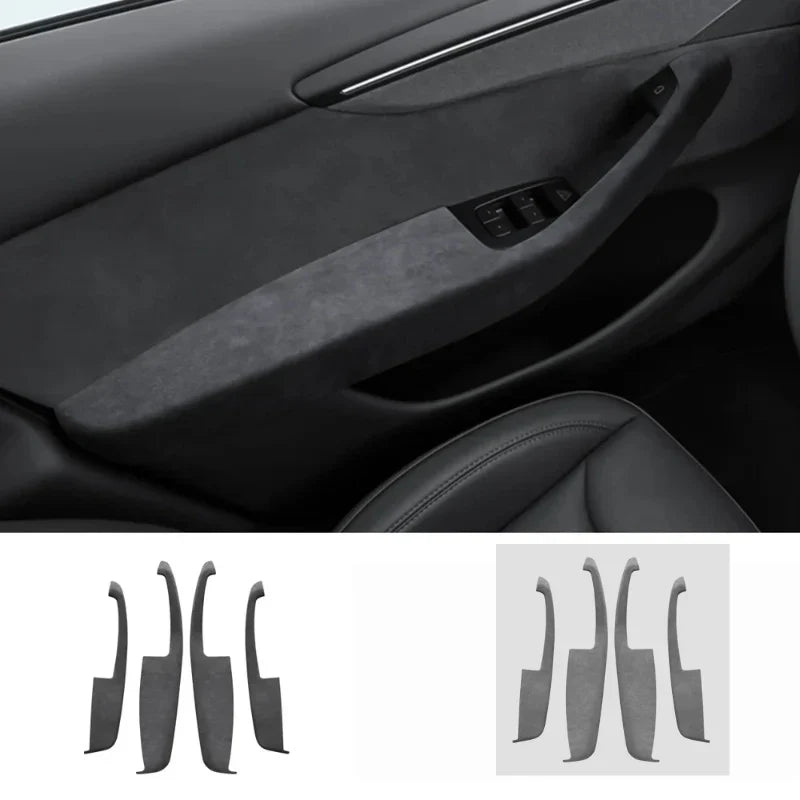 Alcantara Door Armrest Covers for Tesla Model 3/Y Main image