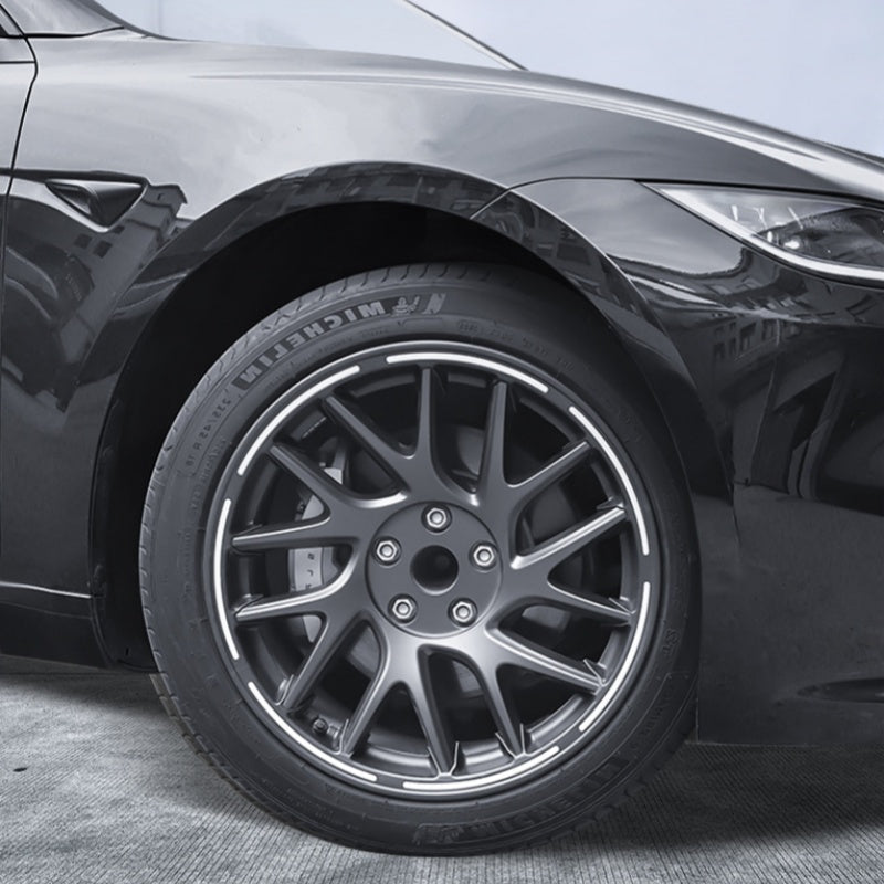 4Pcs Tesla Model 3 Highland 18-inch Reflective Rim Protector