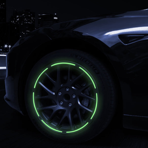 4Pcs Tesla Model 3 Highland 18-inch Reflective Rim Protector