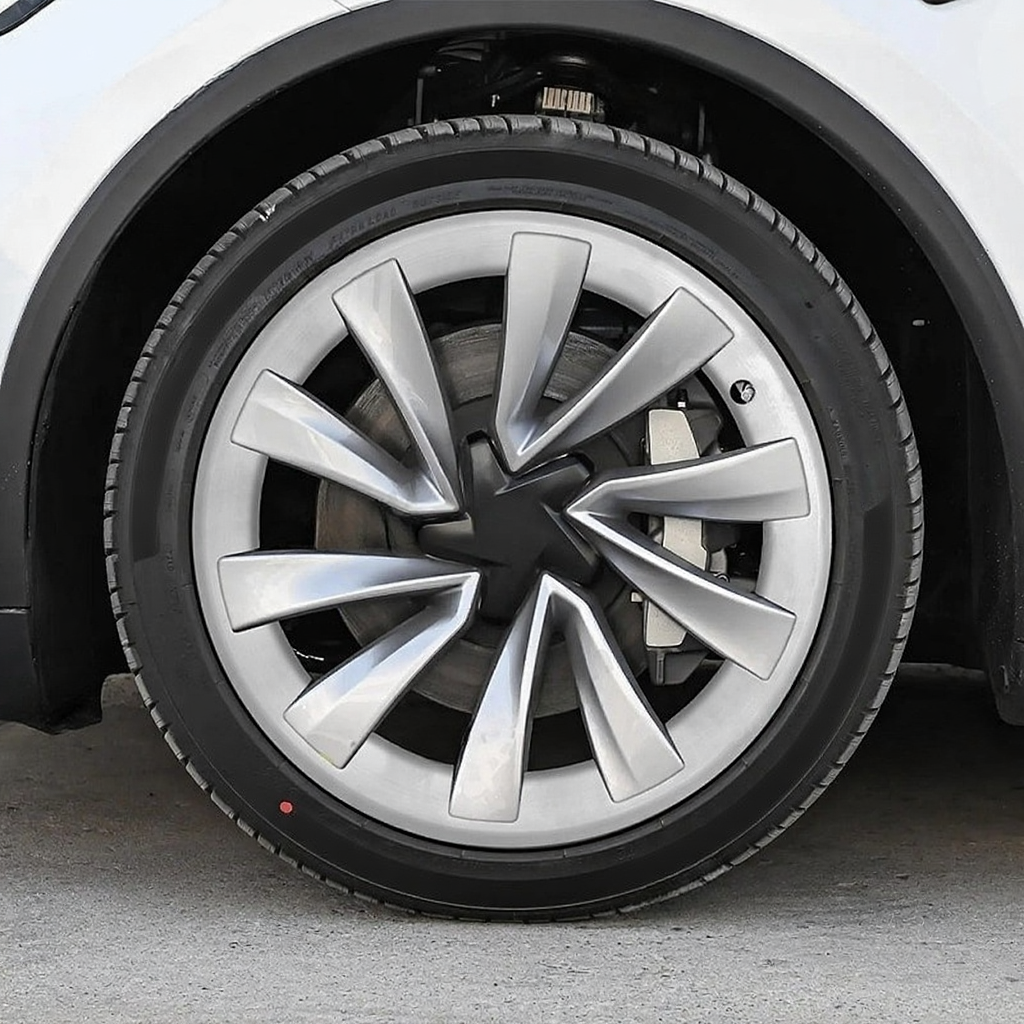 4Pcs Tesla Model Y Juniper 20’’  Helix 2.0 All-in-one Rim Protector Secondary image