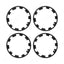 4Pcs Tesla Model Y Juniper 20’’  Helix 2.0 All-in-one Rim Protector