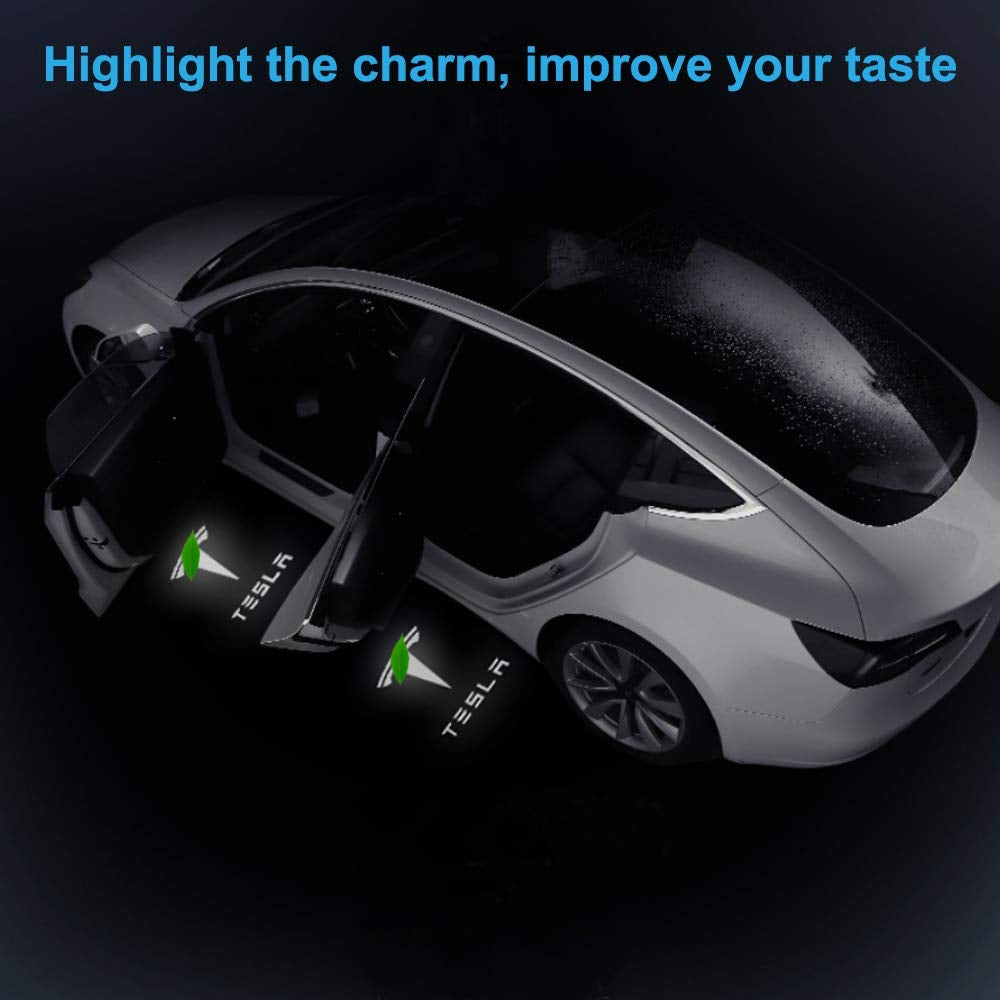4pcs Original special plug projection light for Tesla Model 3/Y/X/S