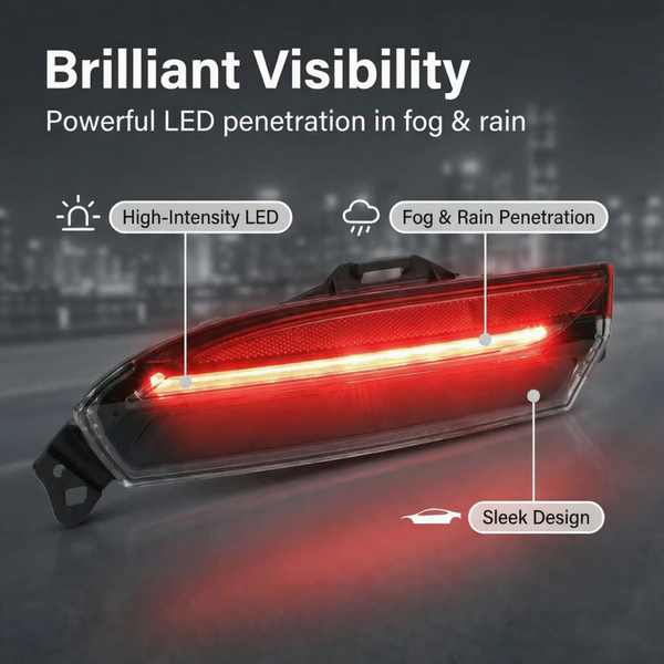 Rear Bumper LED Tail Fog Light Left/Right For Tesla Model 3 Highland 2024+ 1712513-00-D /1712514-00-D