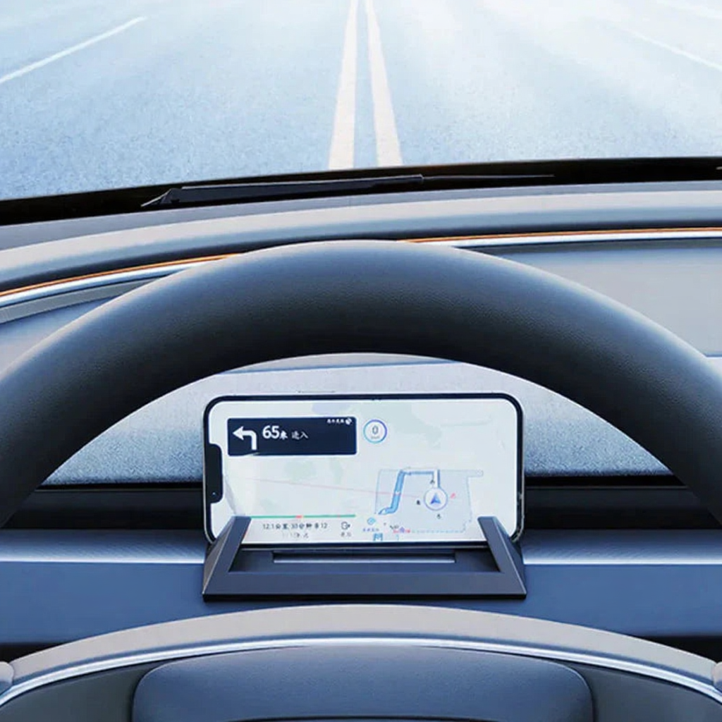 Custom Fit Tesla Phone Holder Dashboard Mount for Model 3 Highland / Model Y Juniper