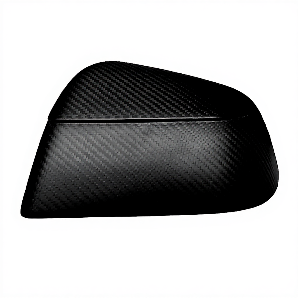 Carbon Fiber Side Mirror Covers for Tesla Model Y Juniper - Protective Cover
