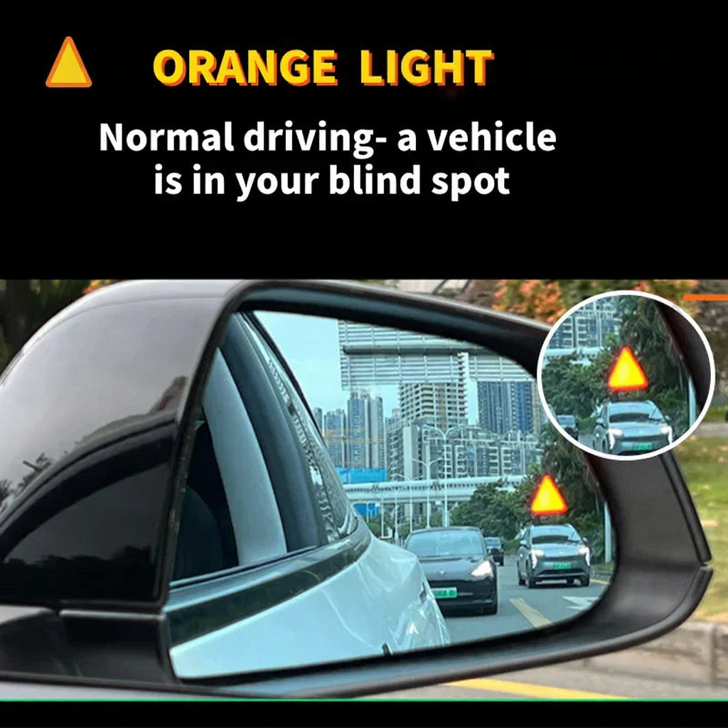 Side Rearview Tesla Blind Spot Mirror with BSD for Model 3 / Y 2021-2025