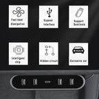 Docking Station for Tesla Model 3/Y USB Fast Charging (2021-2023.10)