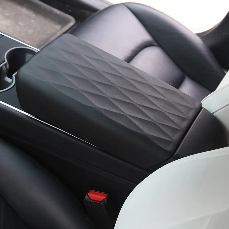 TPE Center Console Armrest Cover For Tesla Model 3/Y (2017-2024)